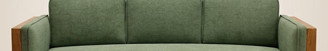 Hanoi Modern Wooden Sofa – Ready to Dispatch Luxury Couch with Woven Side Panels for Living Room