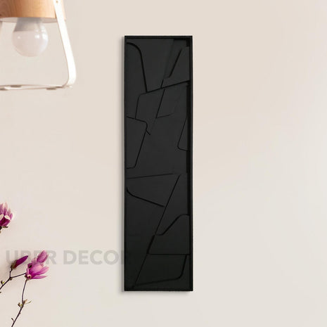 Rustic Fold Wooden Wall Art - Contemporary Abstract Texture 3D Wall Art - Wood Wall Sculpture Minimal Wall Decor - Uber Decor