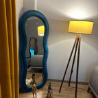 Deep Blue Suede Velvet