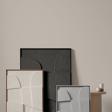 Abstract Arc Japandi Wooden Wall Art - Contemporary Abstract Texture 3D Wall Art - Wood Wall Sculpture Minimal Wall Decor - Uber Decor