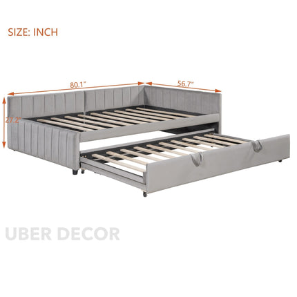 Adana dual-sleeper daybed – customisable fabric and size, made to order India