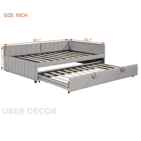 Adana dual-sleeper daybed – customisable fabric and size, made to order India