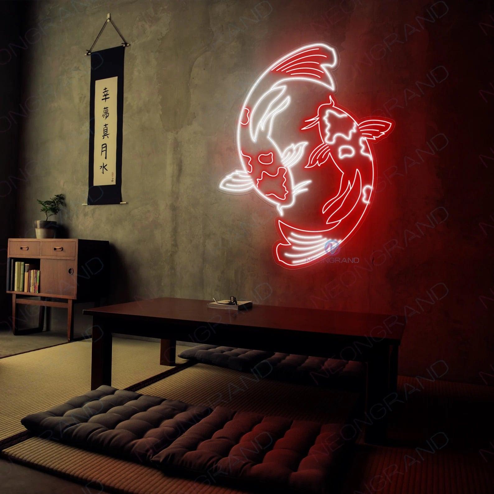 Koi Fish Neon Sign - Uber Decor