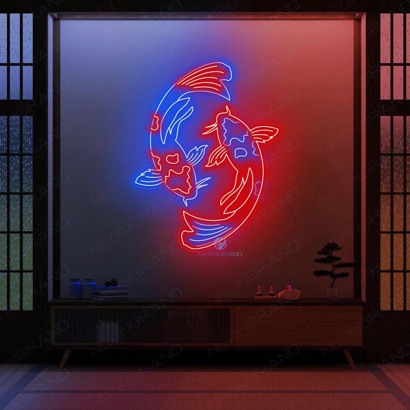 Koi Fish Neon Sign - Uber Decor