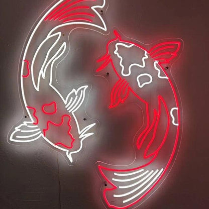 Koi Fish Neon Sign - Uber Decor