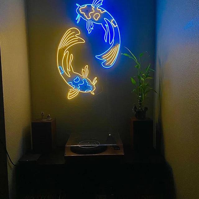 Koi Fish Neon Sign - Uber Decor