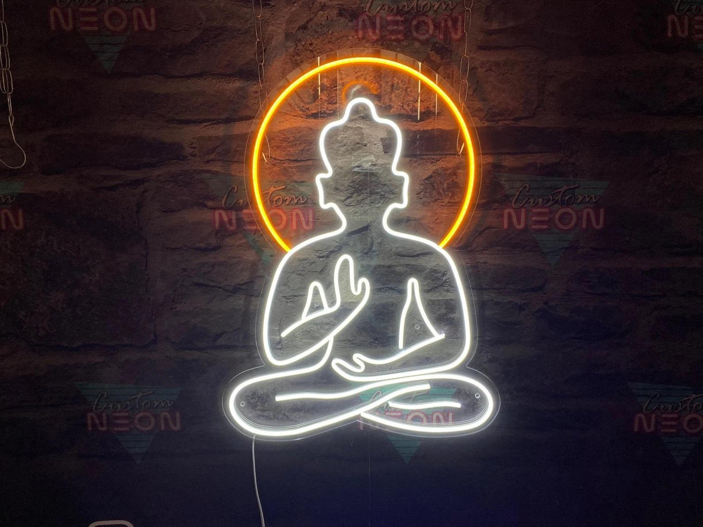 Luminous Buddha Serenity Neon Sign - Uber Decor