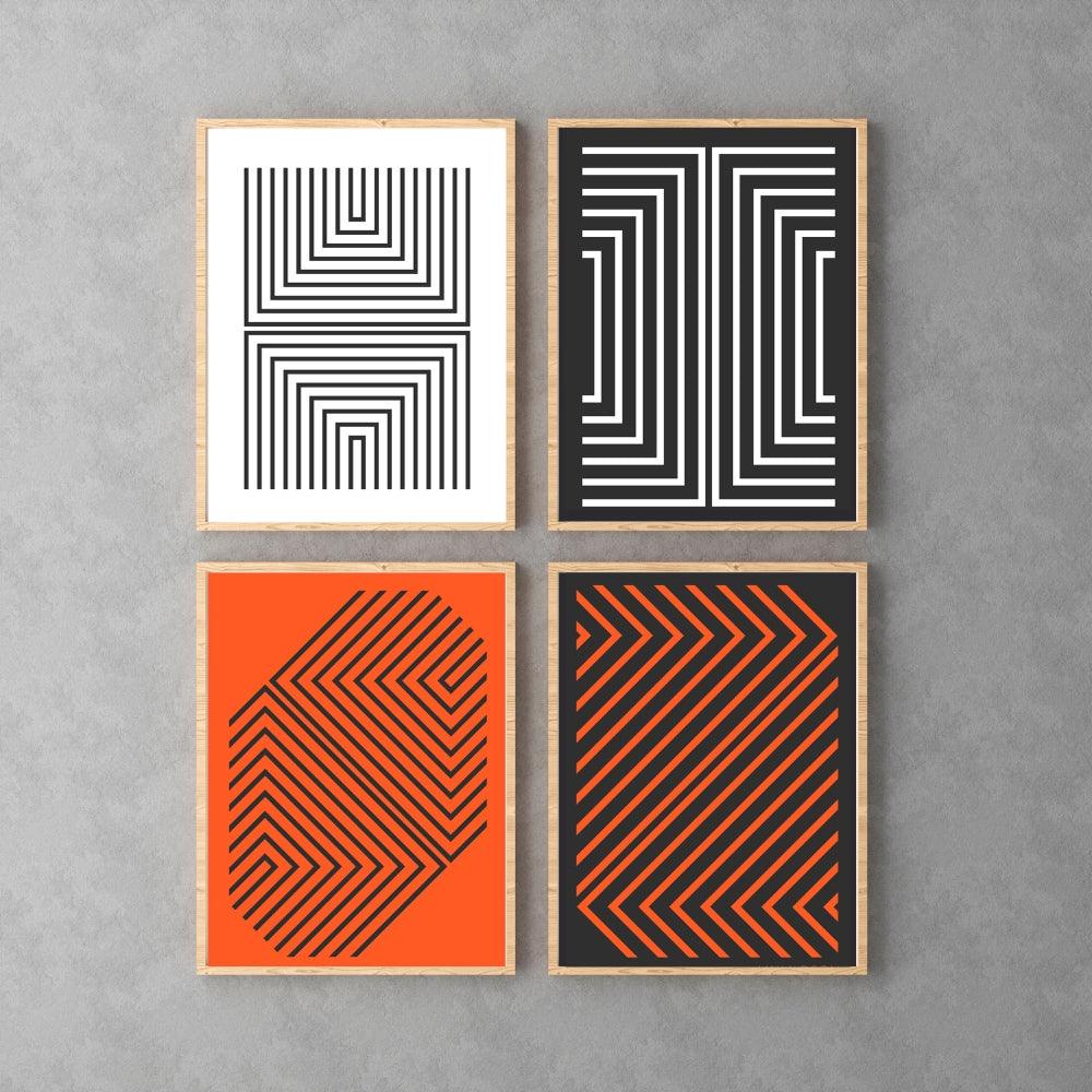 Minimalisme - Minimal Design Geometric Abstract Wall Art - Uber Decor