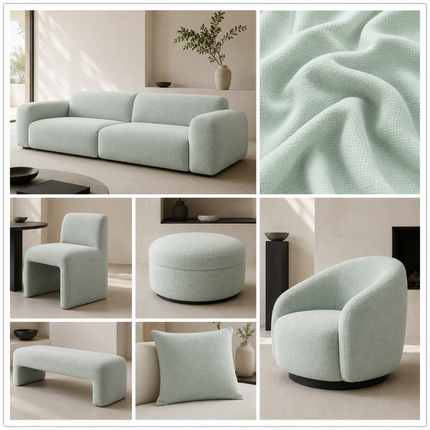 MILANO - Upholstery Fabric- Mint