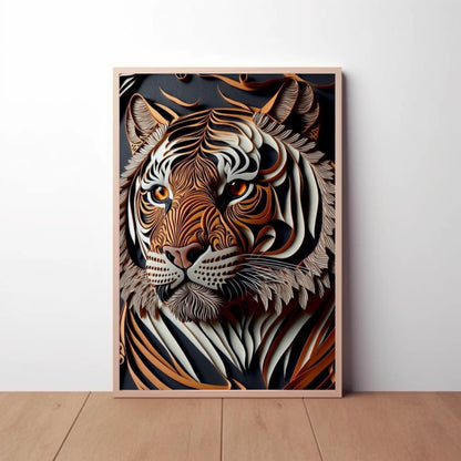 Bold Tiger Wall Art