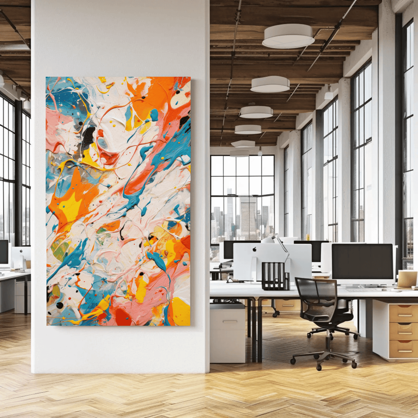 Bold Abstract Strokes Wall Art