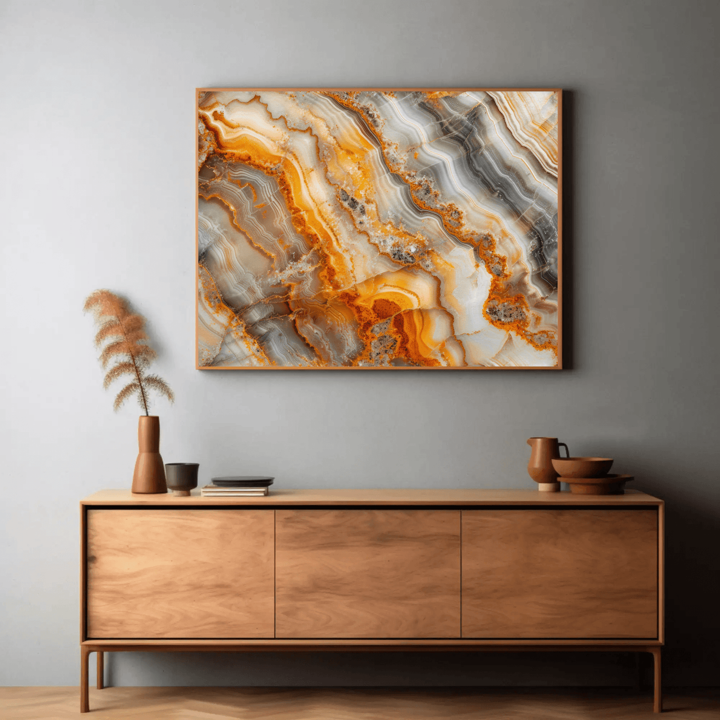 Elegant Marble Texture Wall Art