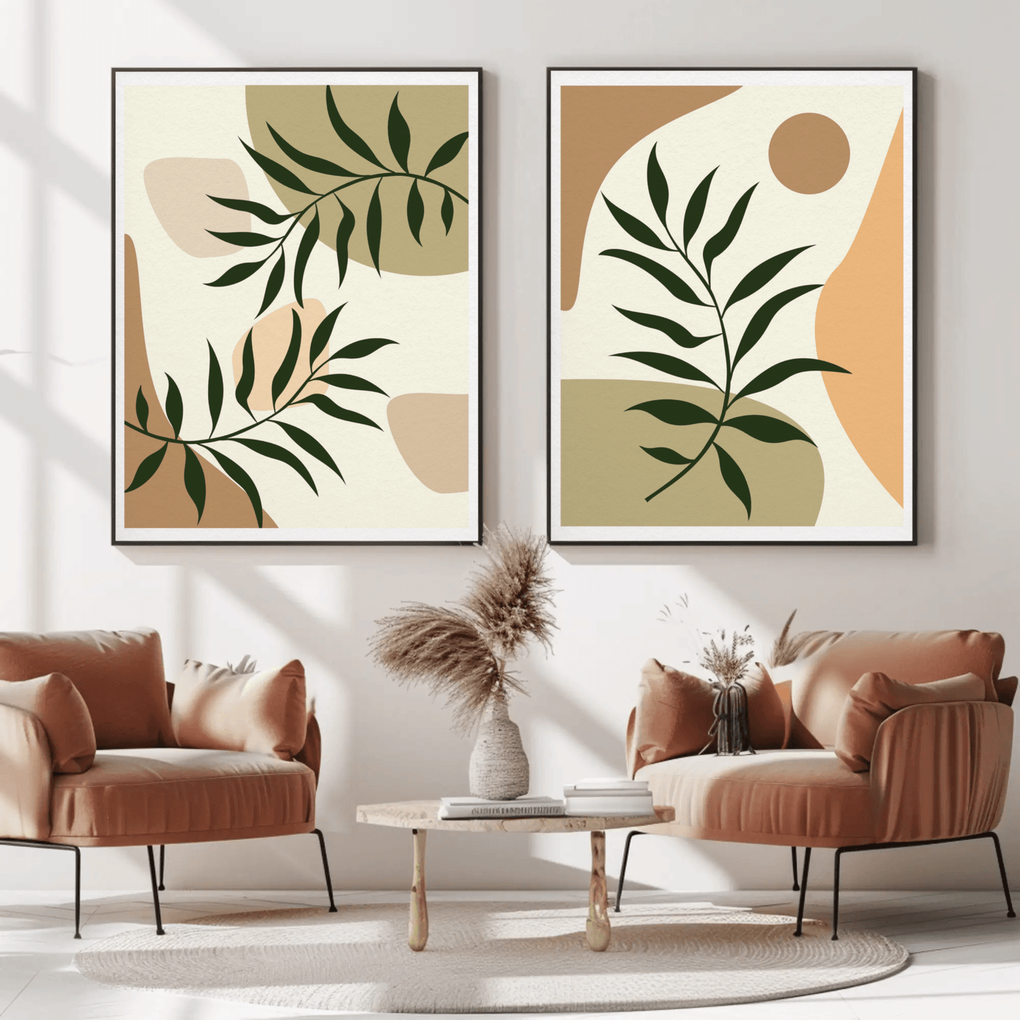 Vibrant Bohemian Abstract Wall Art