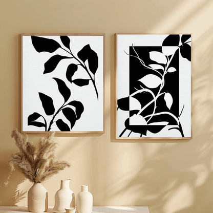 Simplicity in Petals Wall Art- Set of 2