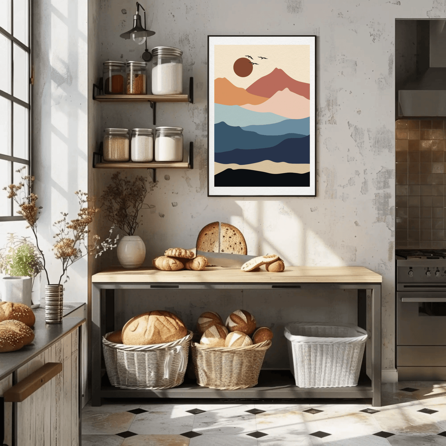 Majestic Canyon Landscape Wall Art