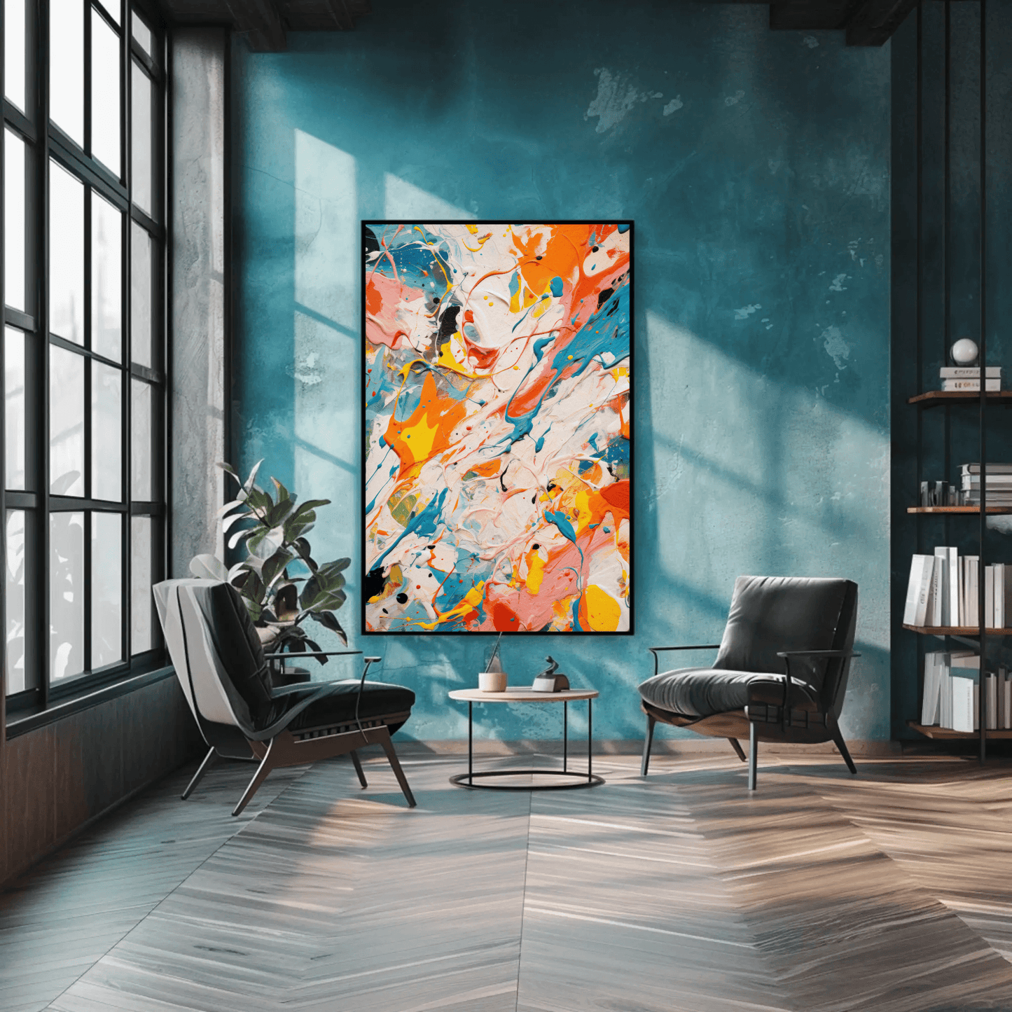 Bold Abstract Strokes Wall Art