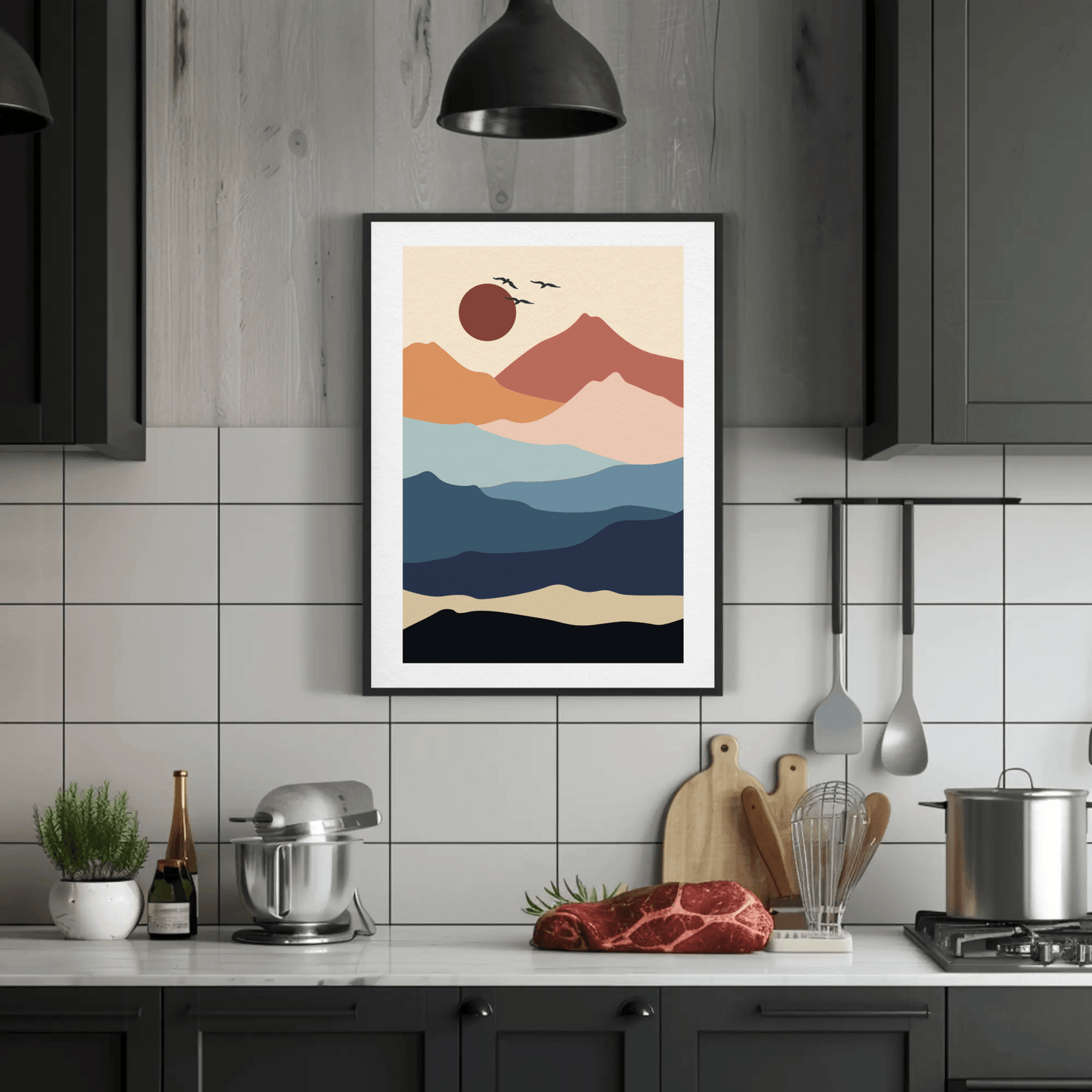 Majestic Canyon Landscape Wall Art