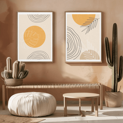 Radiant Bohemian Sunset Wall Art