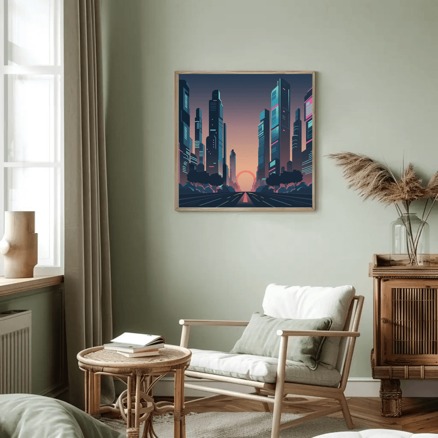 Majestic Cityscape Architecture Wall Art