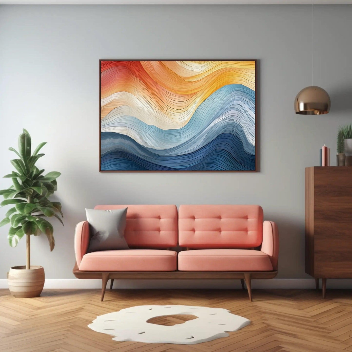 Textured Abstract Wall Art