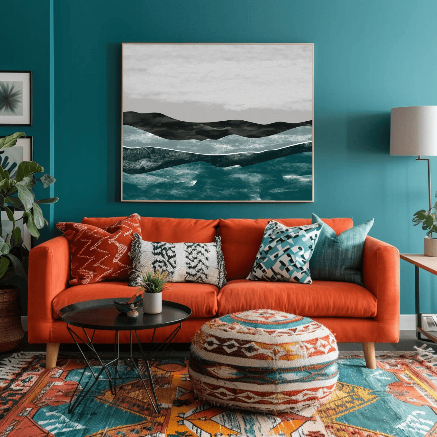 Serene River Landscape Wall Art