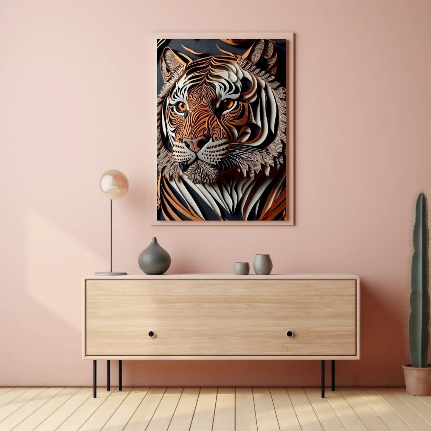 Bold Tiger Wall Art