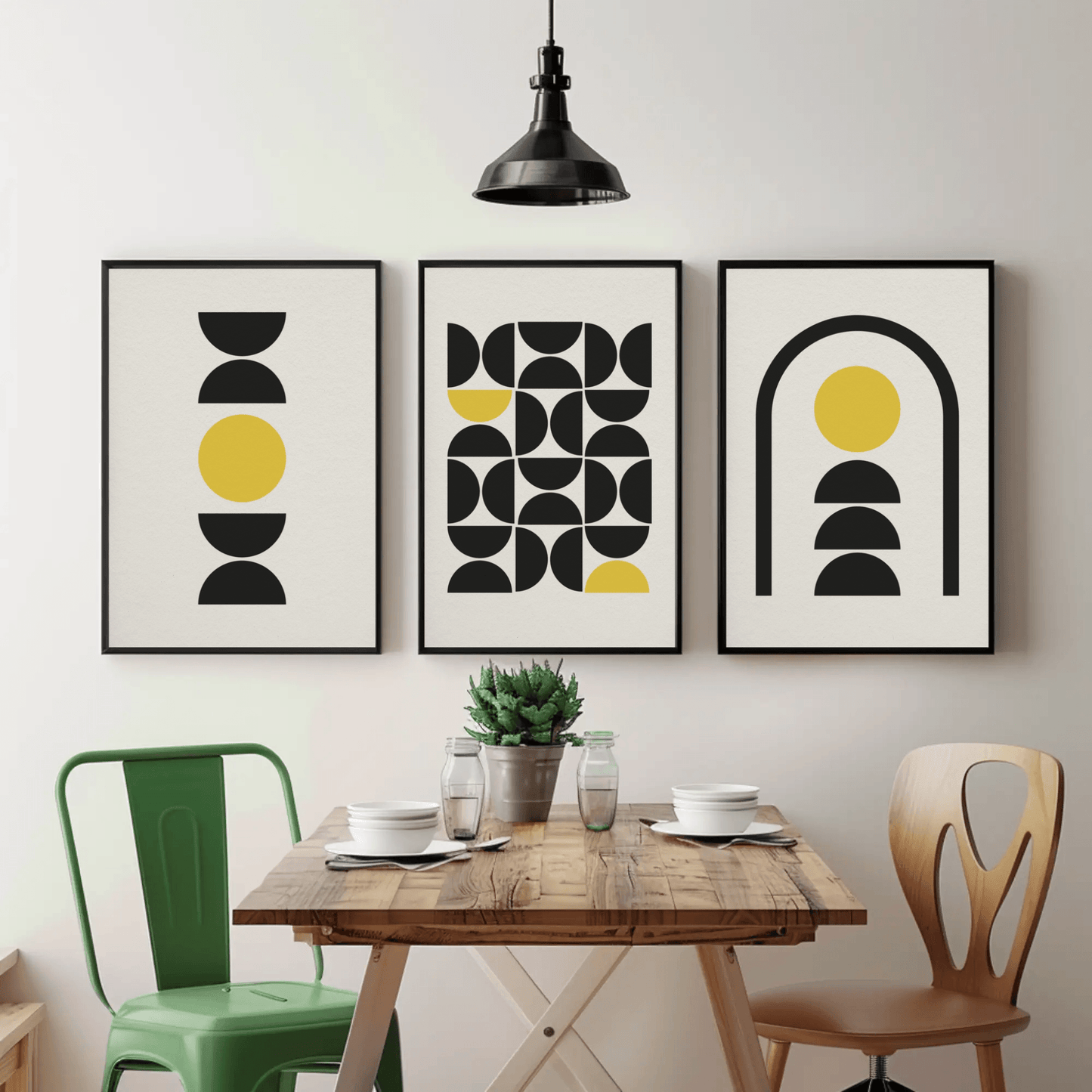 Boheme - Boho Abstract Shapes Minimal Abstract Wall Art