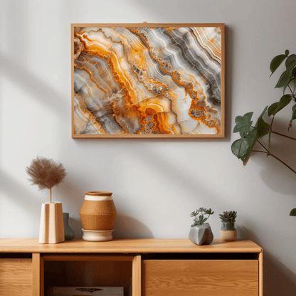 Elegant Marble Texture Wall Art