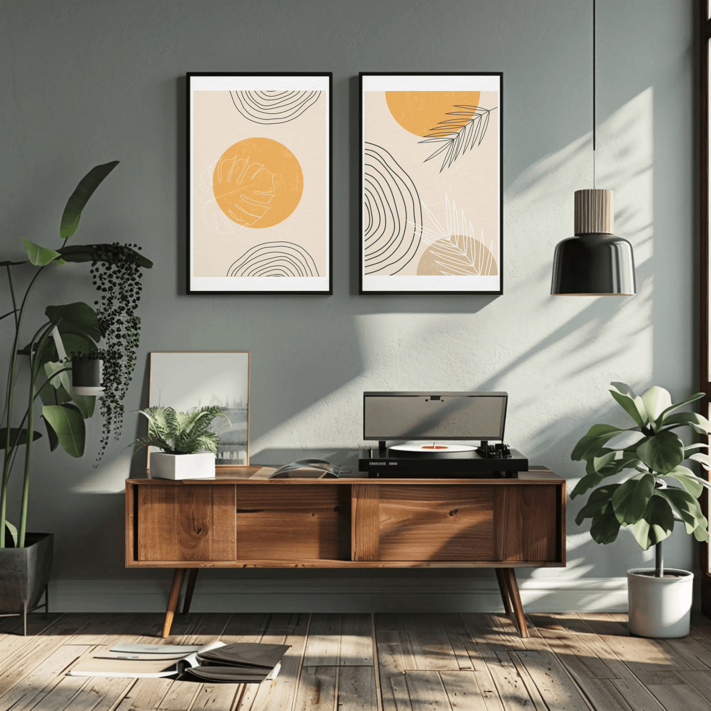 Radiant Bohemian Sunset Wall Art