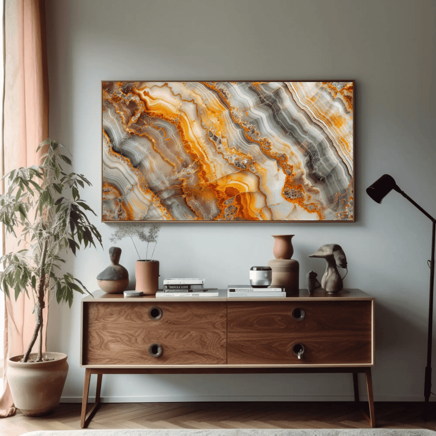 Elegant Marble Texture Wall Art