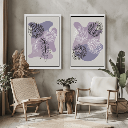 Vintage Bohemian Floral Wall Art