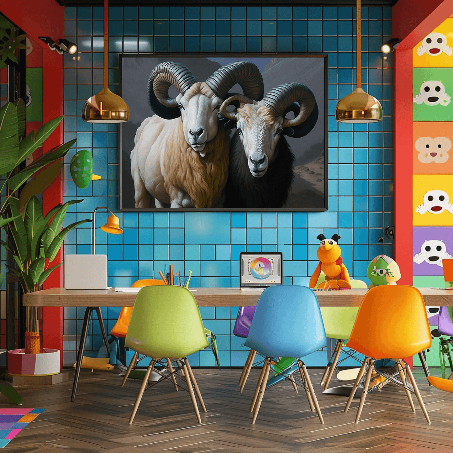 Stunning Ram Wall Art