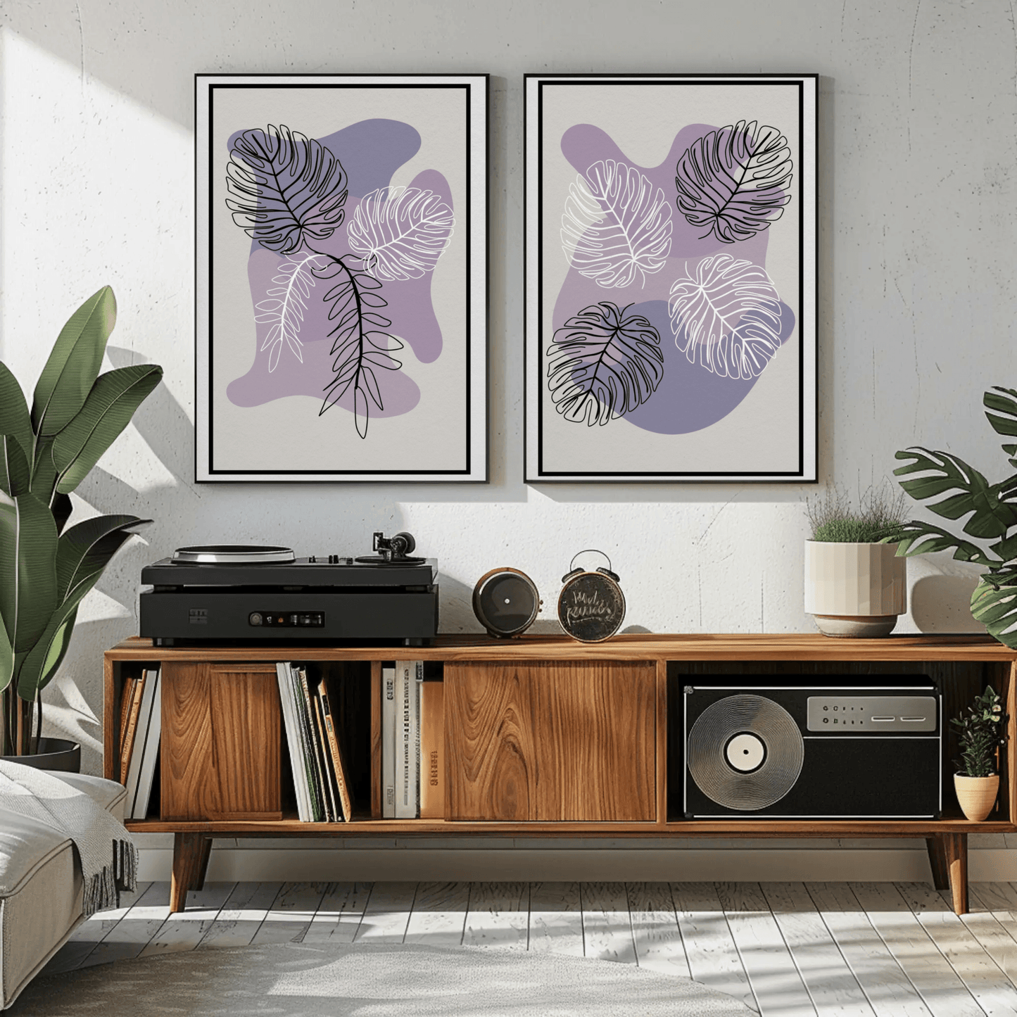 Mystical Boho Feather Wall Art