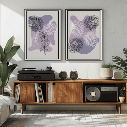 Mystical Boho Feather Wall Art