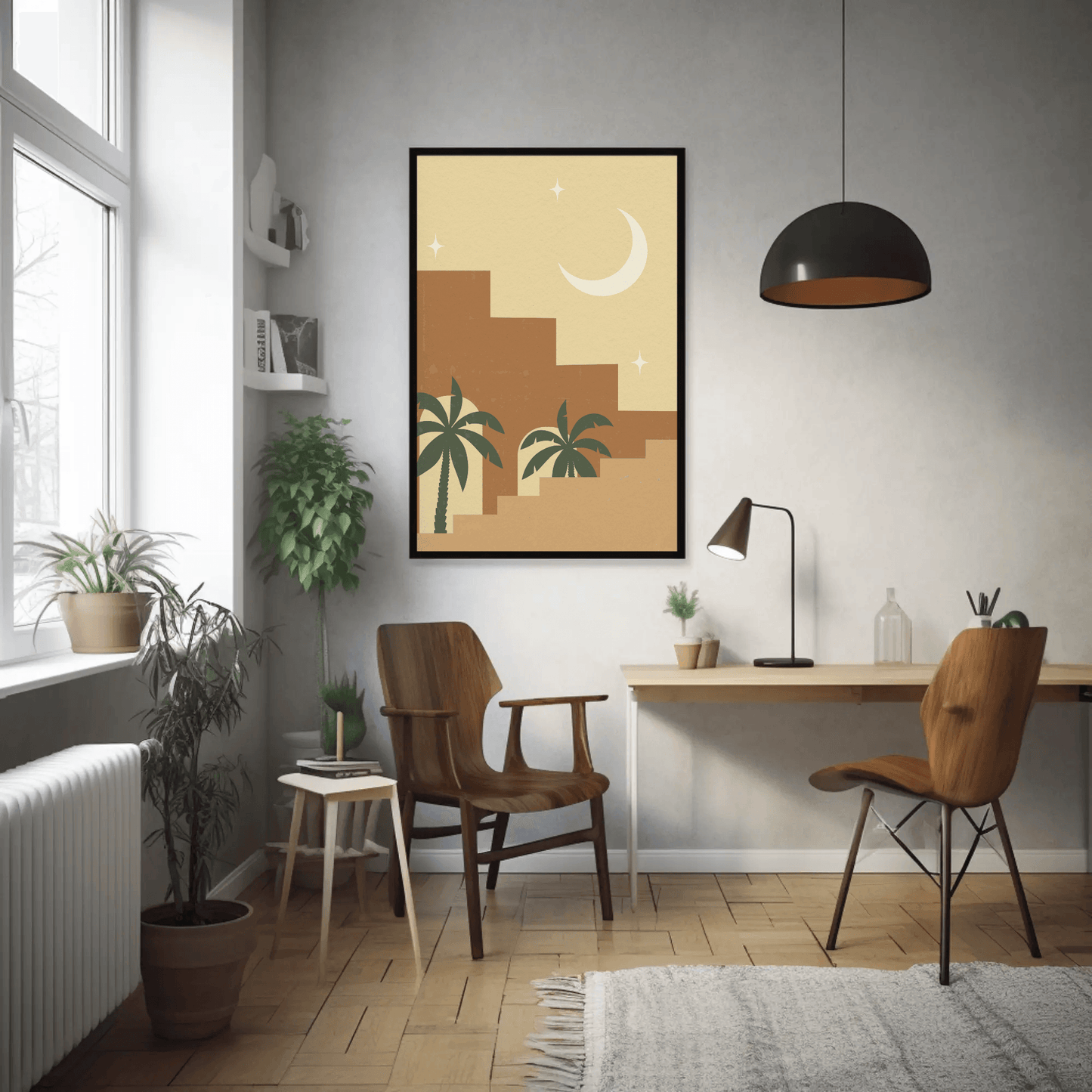 Modern Desert Architecture Wall Art