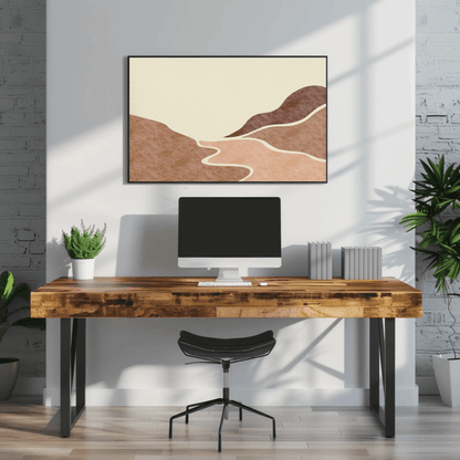 Peaceful Countryside Landscape Wall Art