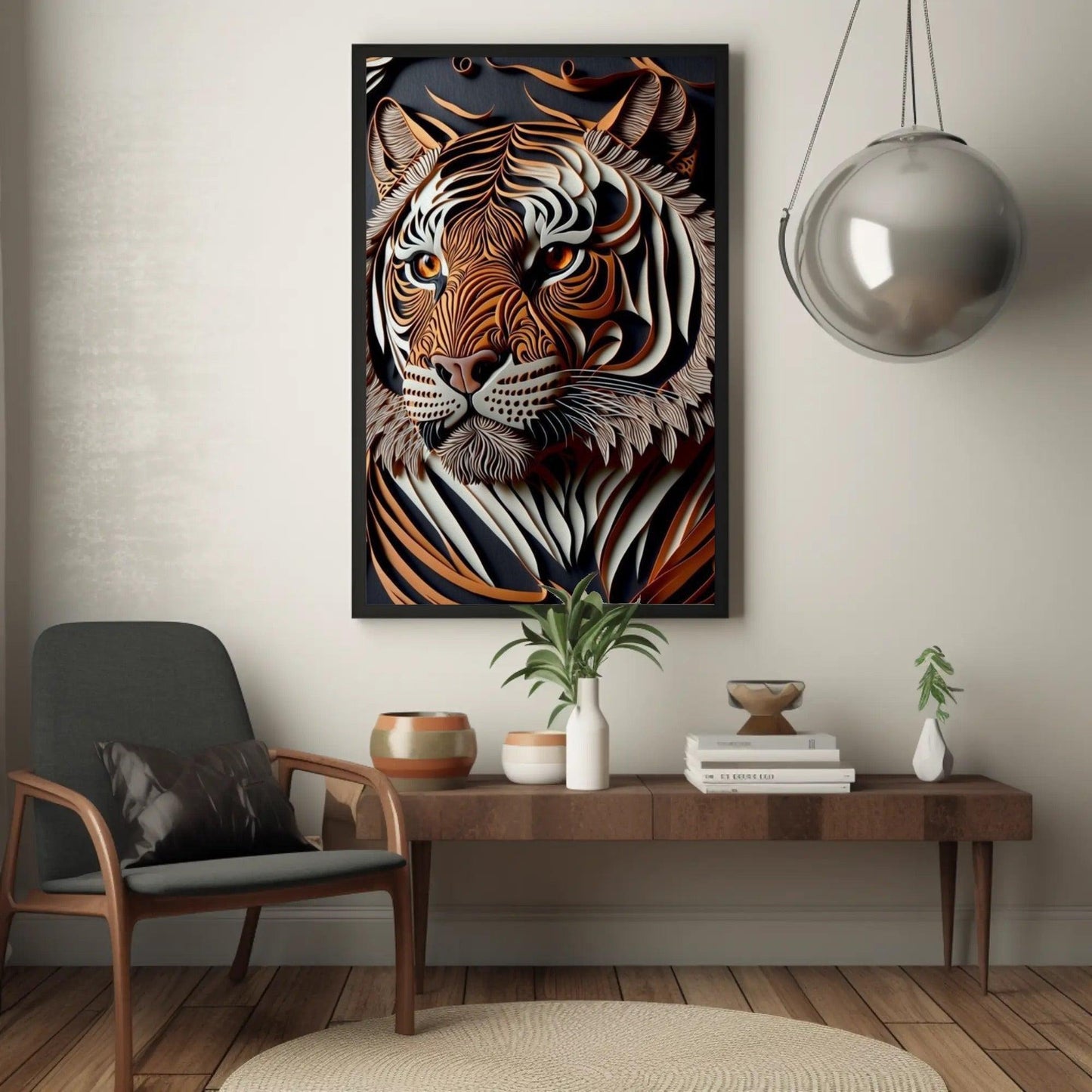 Bold Tiger Wall Art