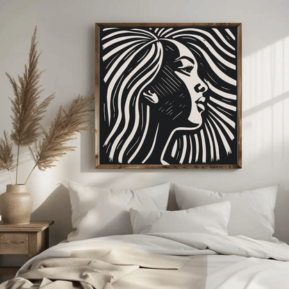 Bold Abstract Faces Wall Art