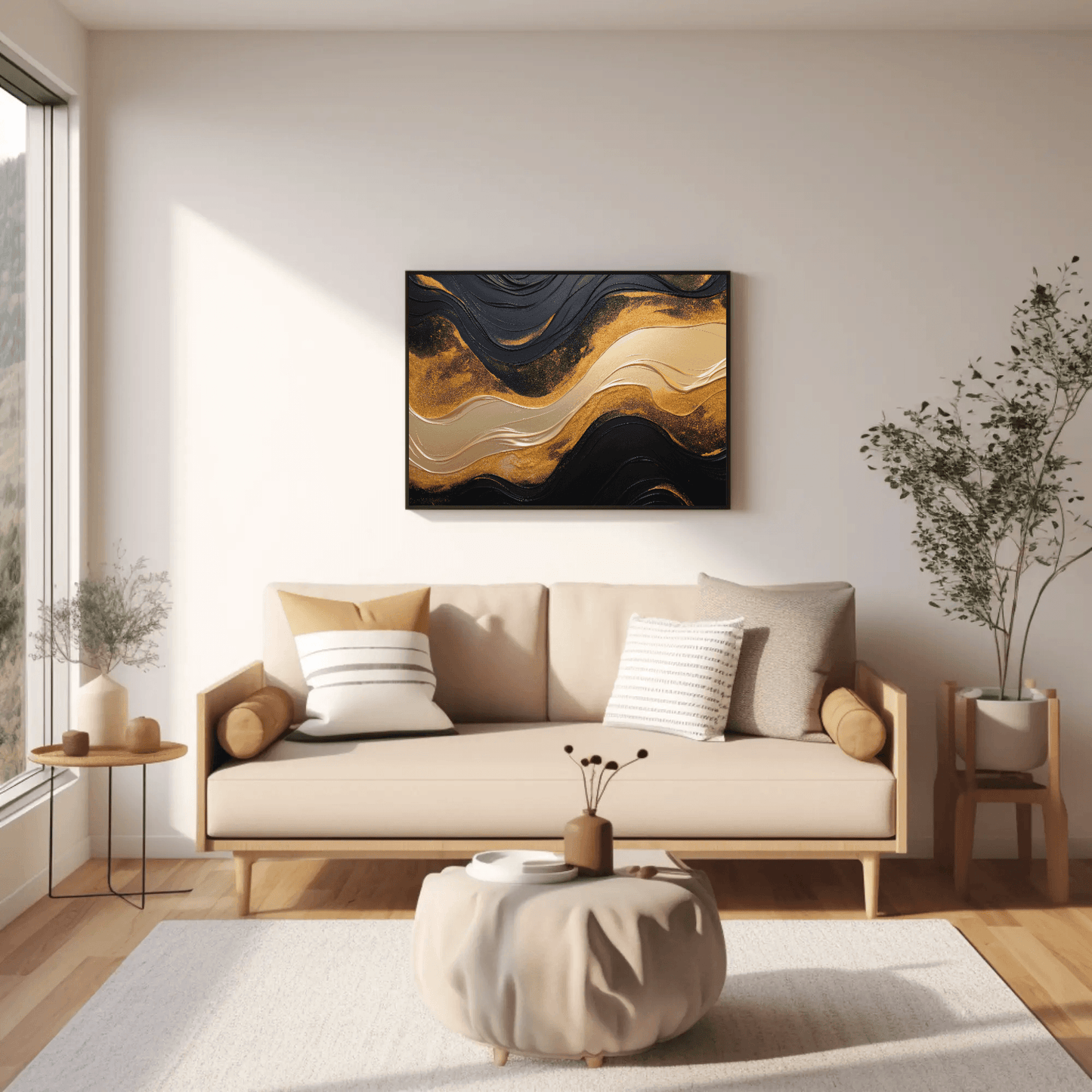 Abstract Layers Wall Art