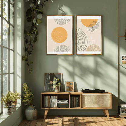 Radiant Bohemian Sunset Wall Art