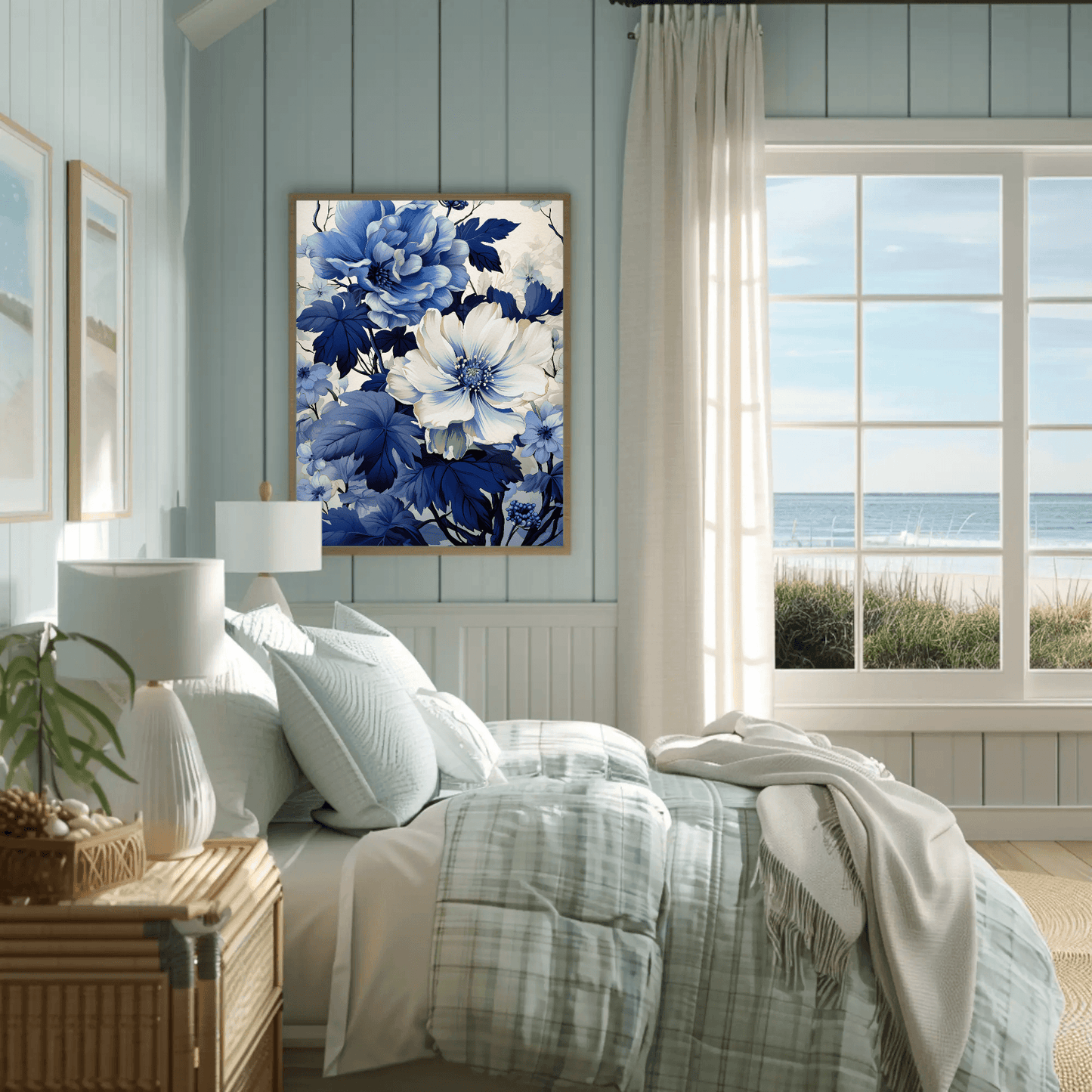 Floral Symphony Abstract Wall Art