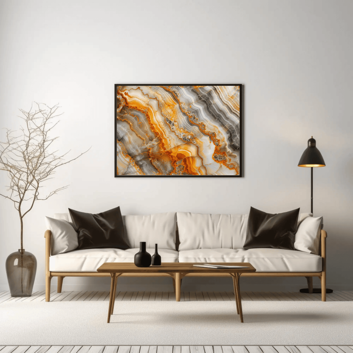 Elegant Marble Texture Wall Art