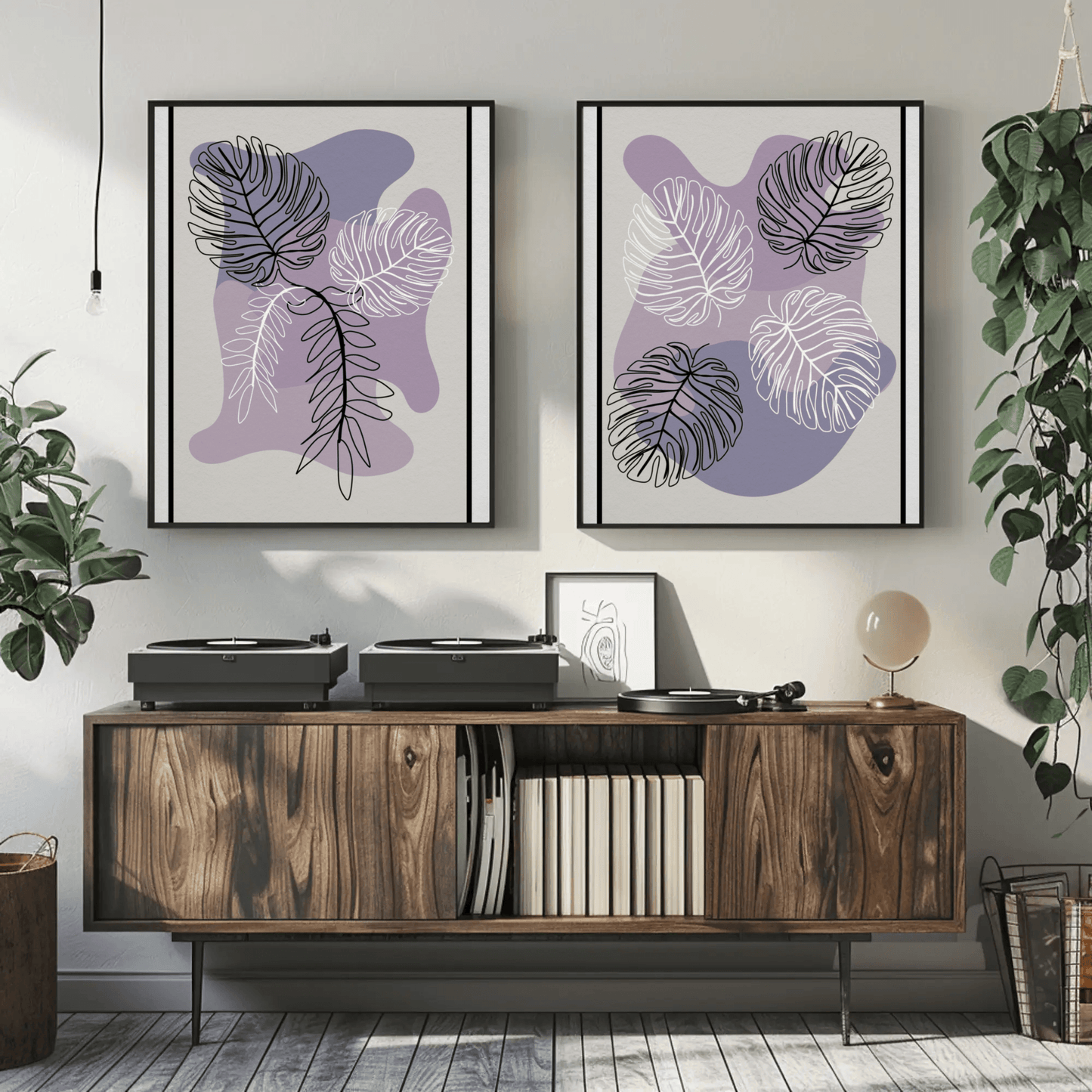 Vintage Bohemian Floral Wall Art