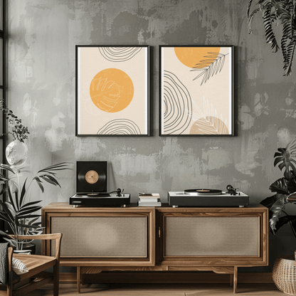 Radiant Bohemian Sunset Wall Art