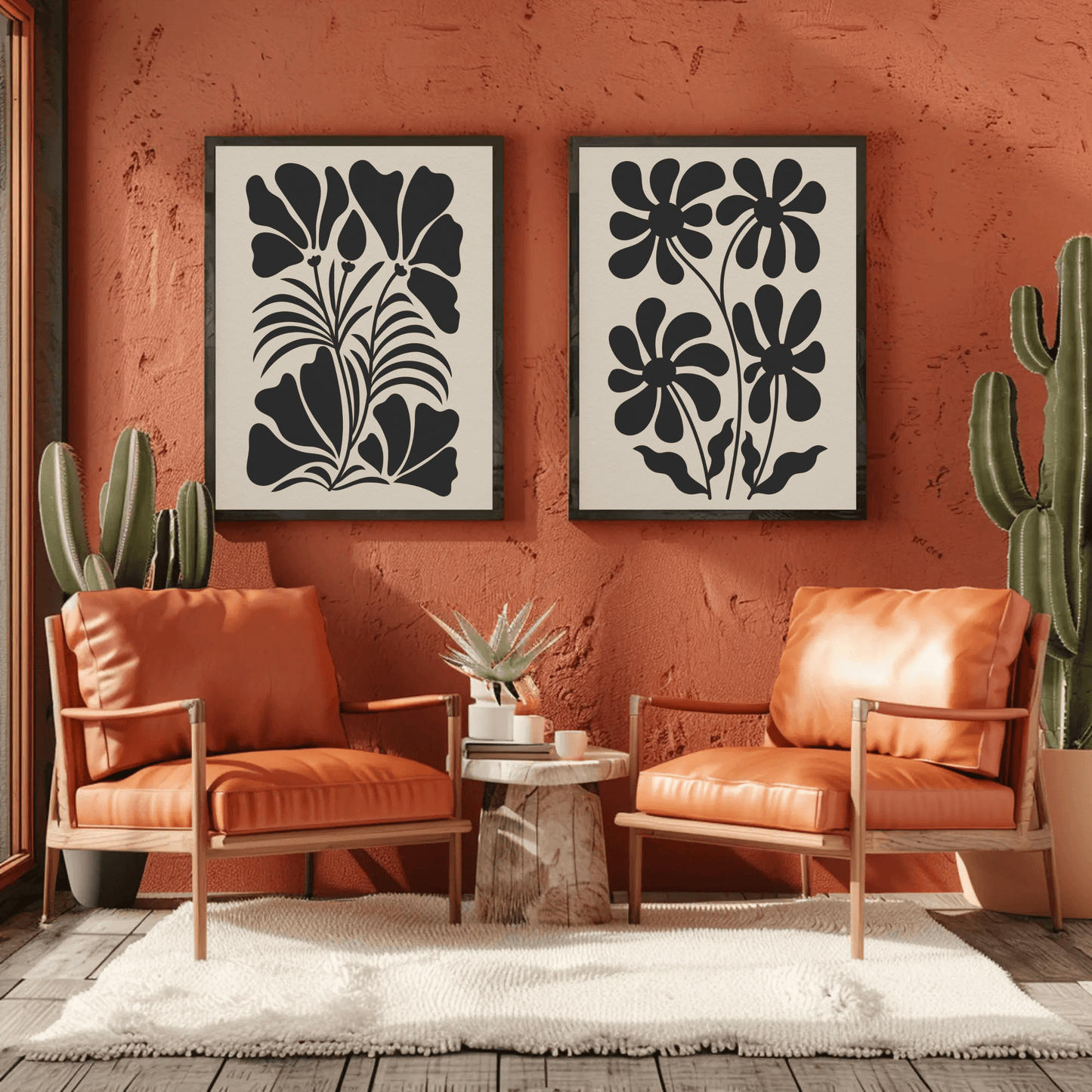 Leafy Retreat Botanical Wall Decor- Set of 2