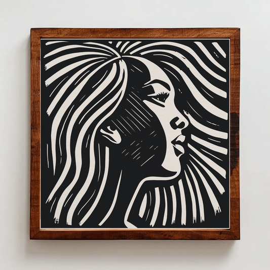 Bold Abstract Faces Wall Art