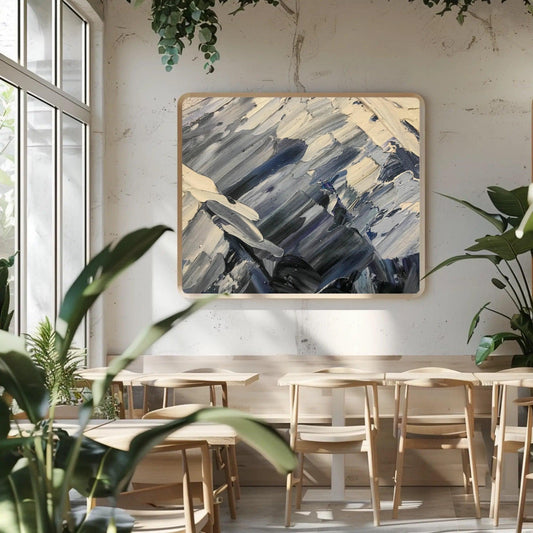 Dynamic Brushstrokes Wall Art