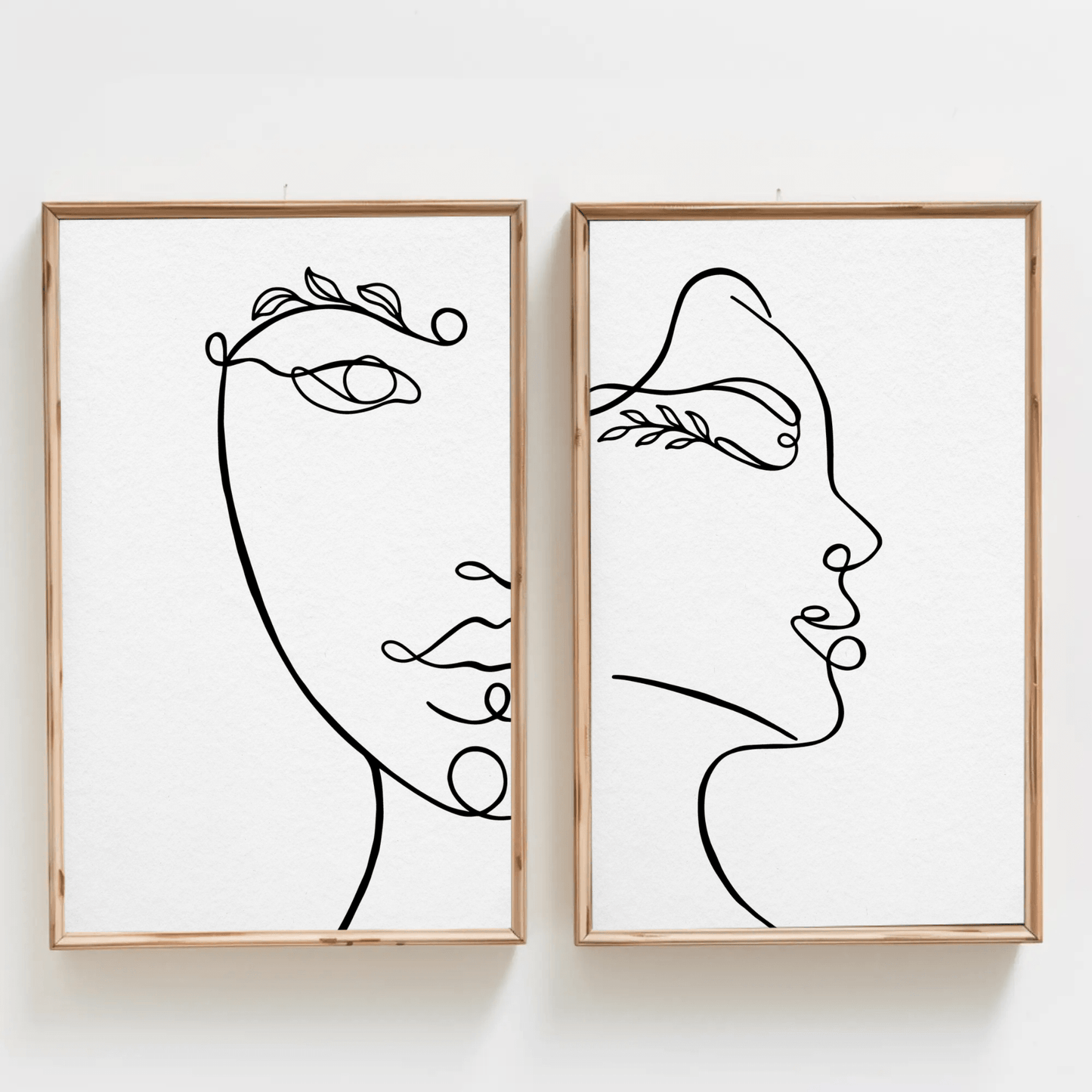 Strength of Unity Faces Wall Art- Set of 2