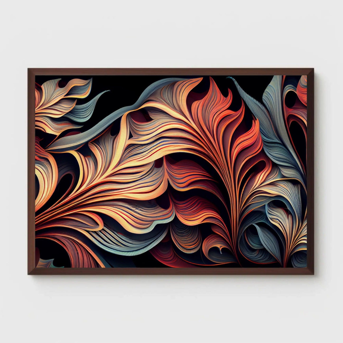 Blooming Abstraction Wall Art