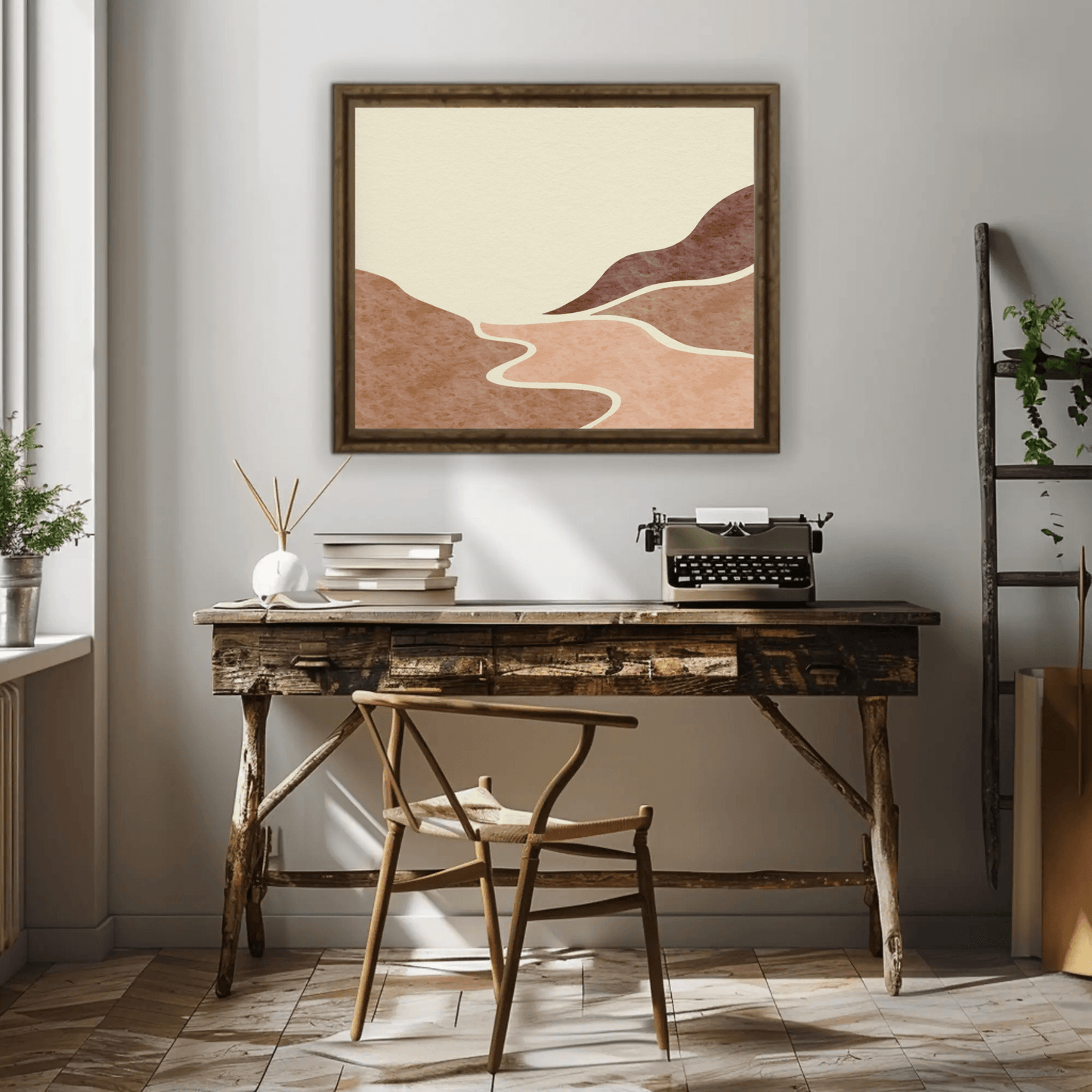 Peaceful Countryside Landscape Wall Art